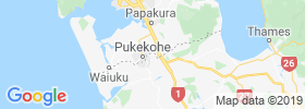 Pukekohe East map